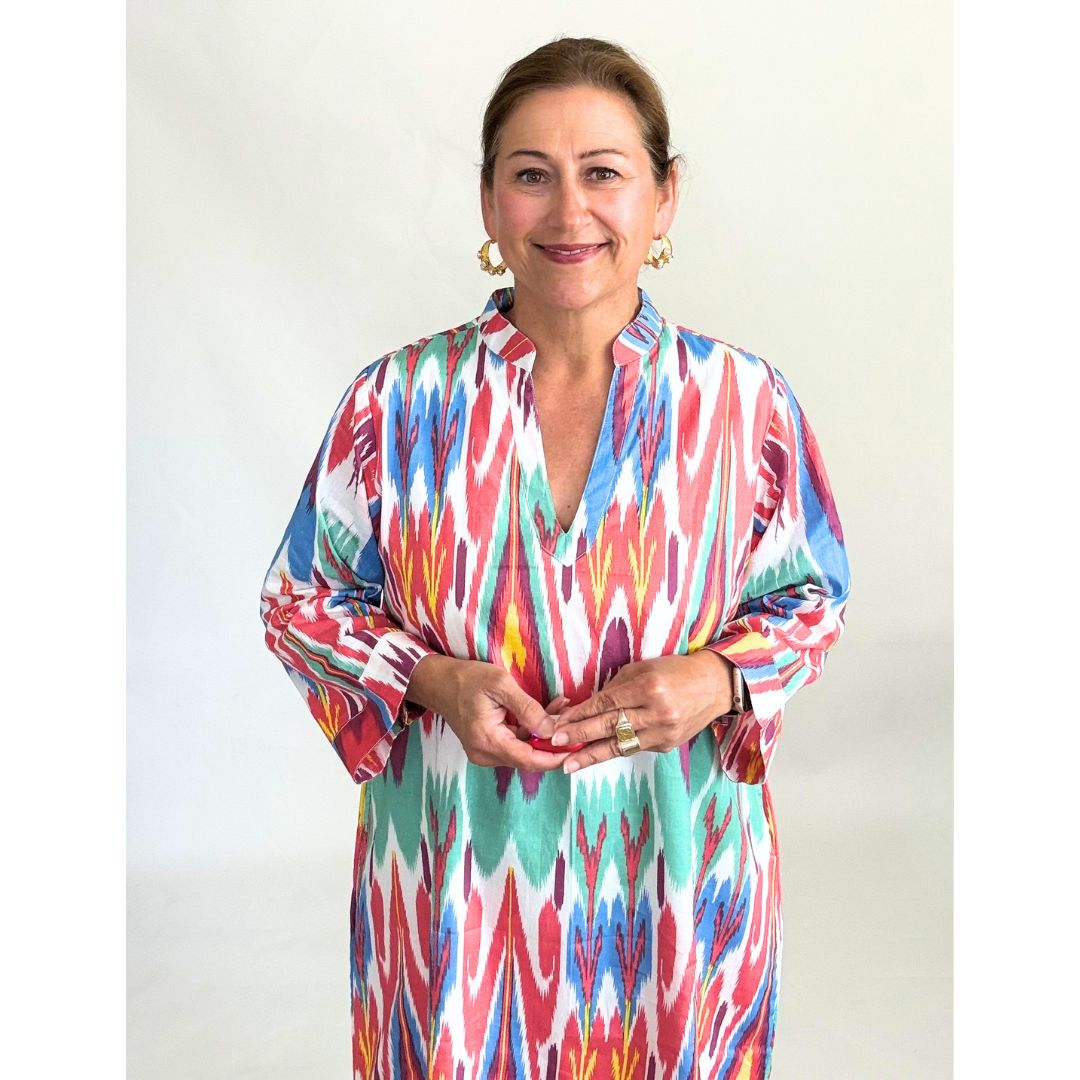 Catalina Dress - Ikat