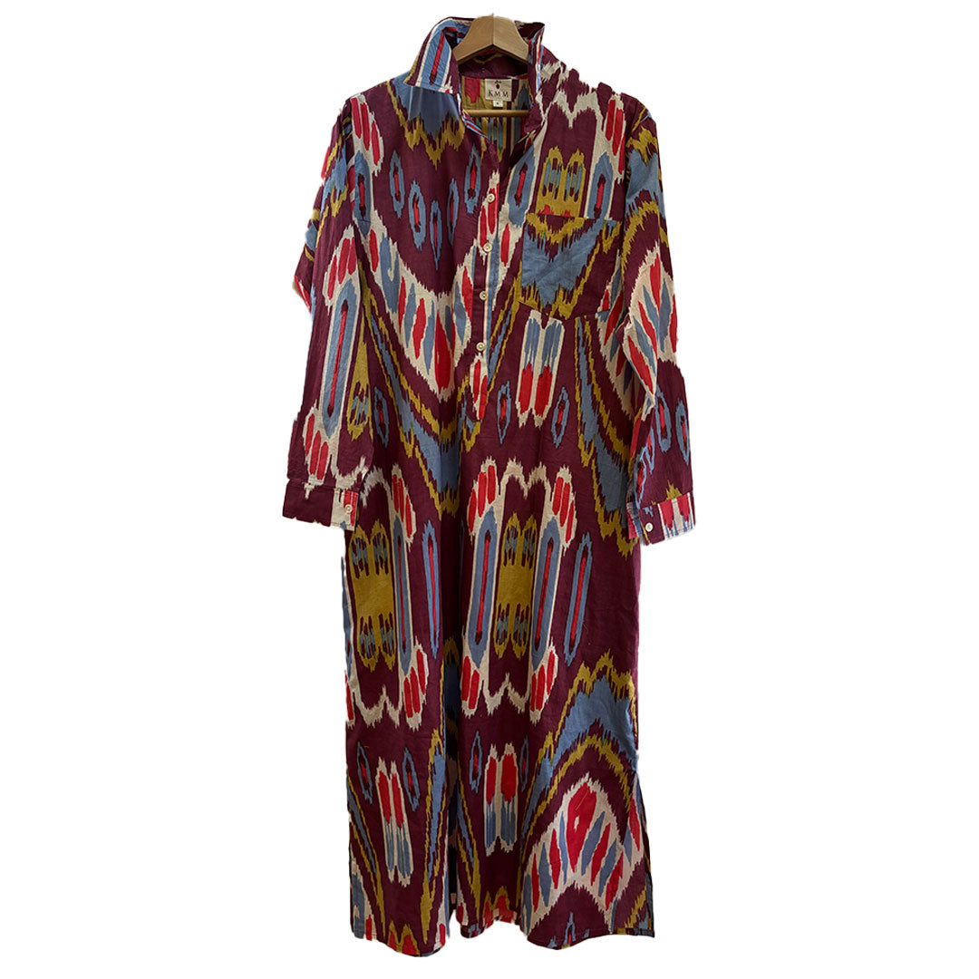 Lucia Printed Shirt Dress