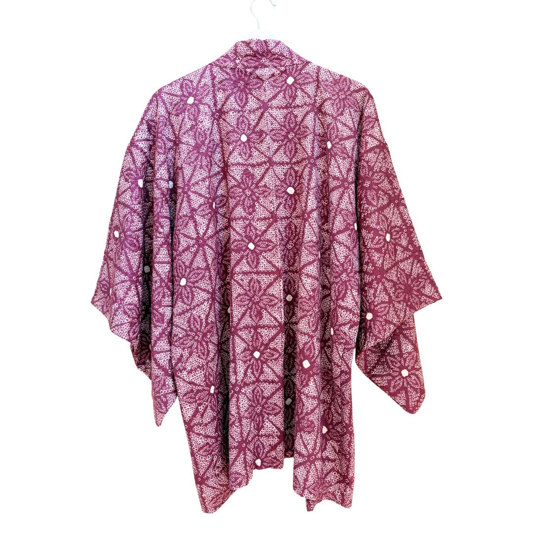 Japanese Haori - Purple Flower