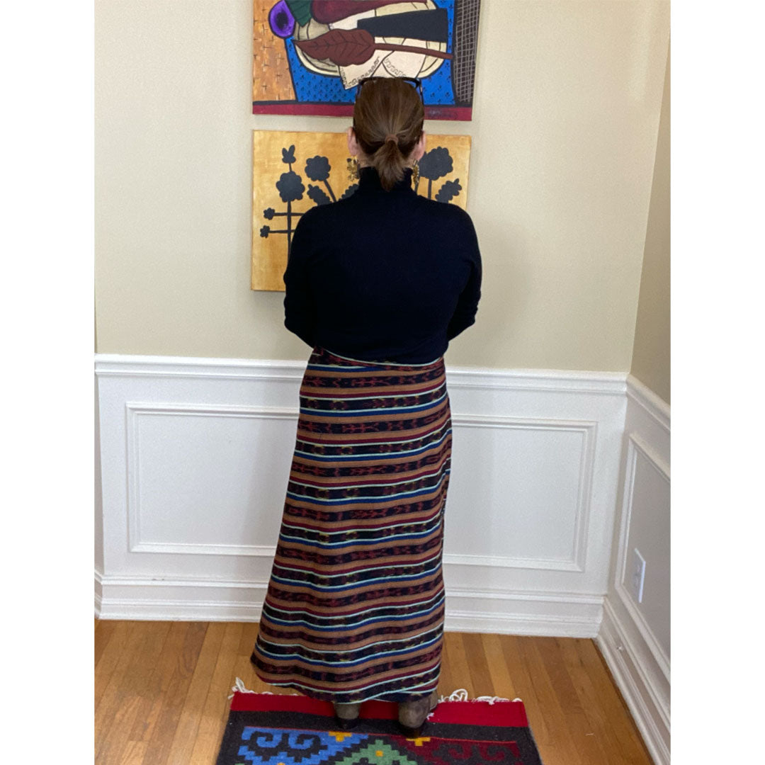 Antigua Skirt - Black/Rust